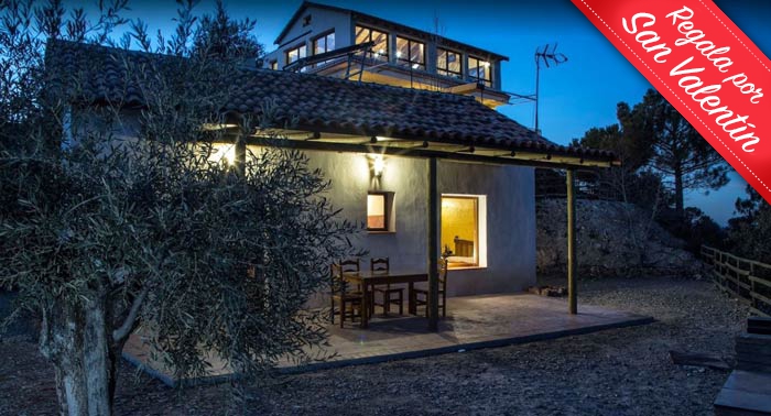 ¡Regala un finde en una Cabaña Rural! Para 2 o 4 personas: 2 Noches de Alojamiento + Tapeo