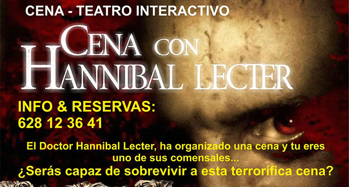 Cena con Hannibal Lecter con Teatro Inmersivo en el Restaurante El Museo de los Warren