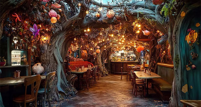 Gran inauguración del Restaurante El Bosque Encantado, Inspirado en Disney