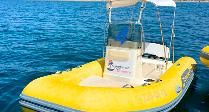 Alquiler Barco sin Titulación hasta 6 personas + Combustible, Aperitivo y Bebida en Carboneras