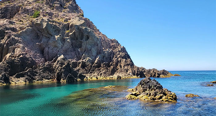 Exclusiva Ruta en barco 2h Playa de los Muertos, Aguamarga.. + Baño con Snorkel + Fotos