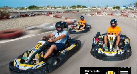 ¡Celebra con tus amigos! Carrera de grupos Fast Race o Dual Fast Race - Karting Copo & Roquetas
