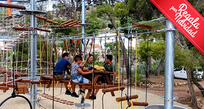Planazo en familia: Entradas al Parque de Aventura de Enix con más de 50 retos y 2 tirolinas