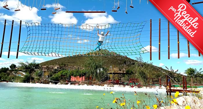 Planazo en familia: Entradas al parque multiaventura Murapark + Tirolina Ilimitada + Coche Ovni