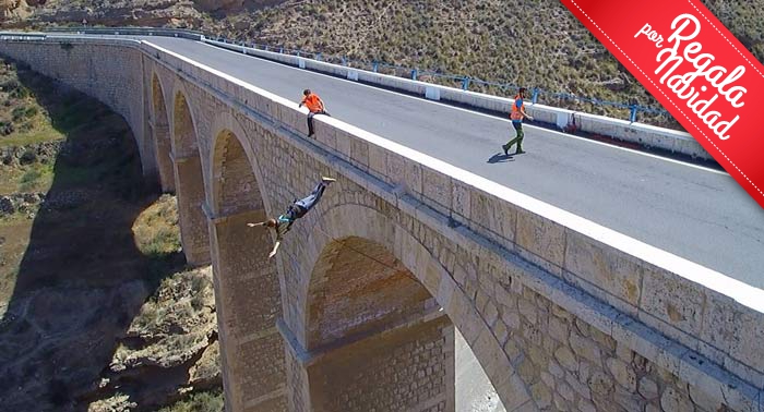 Adrenalina Máxima!! Puenting en Gádor, podrás saltar 2 veces + Fotos + Vídeo