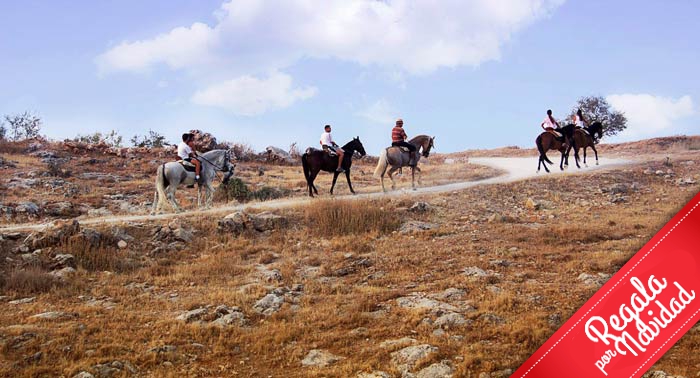 Una magnífica escapada para 2: 1 Noche en Colomera, con Desayuno y Paseo a caballo