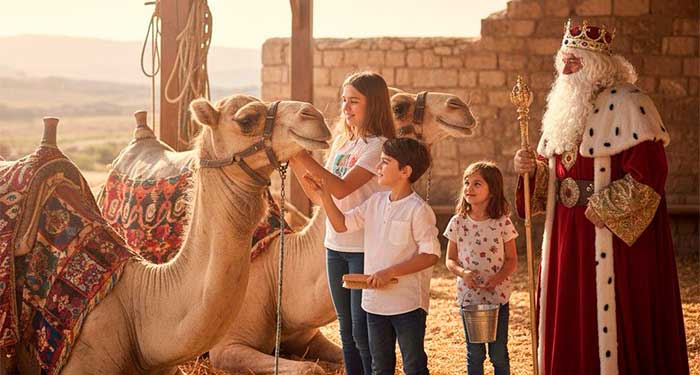 Fiesta de Navidad en la Granja de los Camellos: Visita Rey Mago, Taller Manualidades, Gymkana..