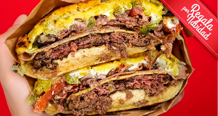 Menú de Hamburguesa Gourmet en Impasto: 2 Burgers o 2 Hot Dog + Racion + 2 bebidas