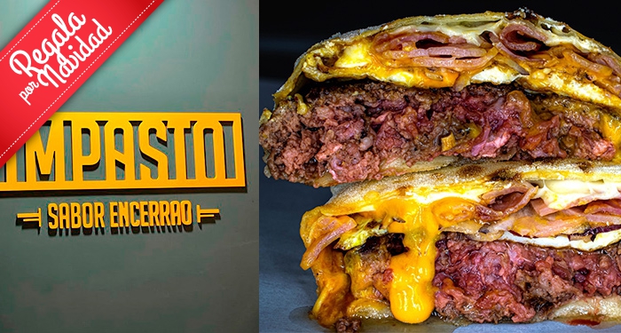 Menú de Hamburguesa Gourmet en Impasto: 2 Burgers o 2 Hot Dog + Racion + 2 bebidas