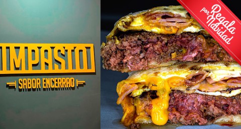 Menú de Hamburguesa Gourmet en Impasto: 2 Burgers o 2 Hot Dog + Racion + 2 bebidas
