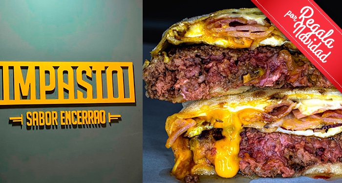 Menú de Hamburguesa Gourmet en Impasto: 2 Burgers o 2 Hot Dog + Racion + 2 bebidas