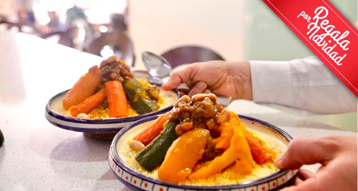 ¡El Mejor regalo! Menú Degustación Árabe-Mediterráneo para dos personas. 