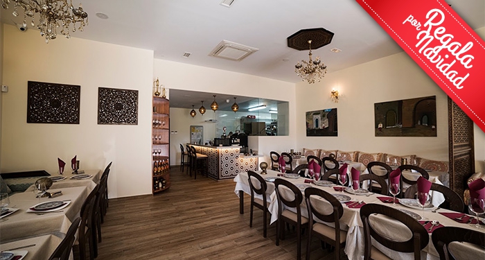 ¡El Mejor regalo! Menú Degustación Árabe-Mediterráneo para dos personas. 