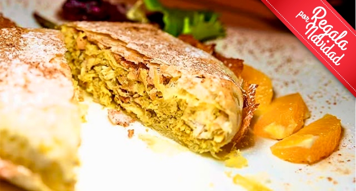 ¡El Mejor regalo! Menú Degustación Árabe-Mediterráneo para dos personas. 