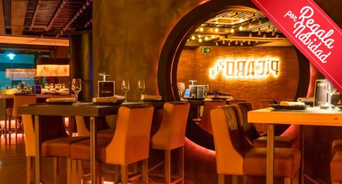 Regalate este Delicioso Menú Gourmet en Picaro 213 para 2 con Postres y Bebidas