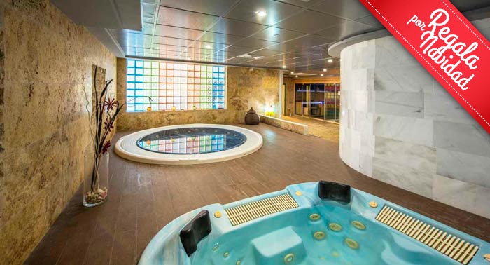 El mejor regalo: 1 Noche + Desayuno + Cena + Spa Wellness de 50 Min + Detalle en la habitación