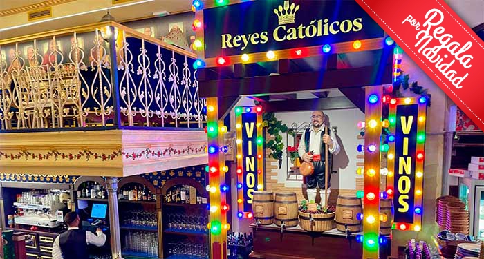 Regalate este Delicioso Menú Gourmet en Bodega Reyes Católicos