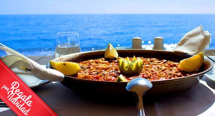 Disfruta del mar y la gastronomía en San José. Arroz para 2 personas + 2 bebidas