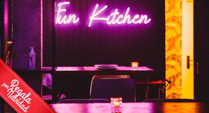 Especial Menú Cena de Nochevieja +Barra libre + Cotillón en Amarte Fun Kitchen