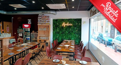 Dehesa Gourmet de Andy: Menú Degustación para 2 con 10 Platos + Barra Libre + Postre 