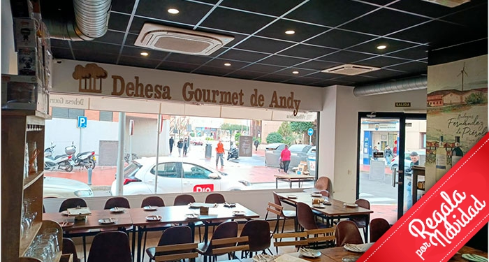 Dehesa Gourmet de Andy: Menú Degustación para 2 con 10 Platos + Barra Libre + Postre 