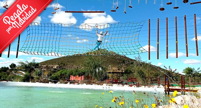 Planazo en familia: Entradas al parque multiaventura Murapark + Tirolina Ilimitada + Coche Ovni