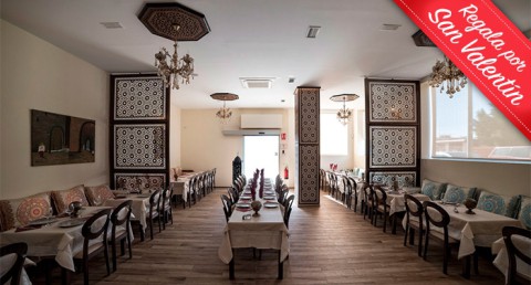 ¡El Mejor regalo! Menú Degustación Árabe-Mediterráneo para dos personas. 