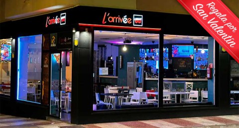 ¡Planazo para 2 Personas! 2 Bebidas + 2 Tapas + 1 Ración a elegir + 1 Postre Casero