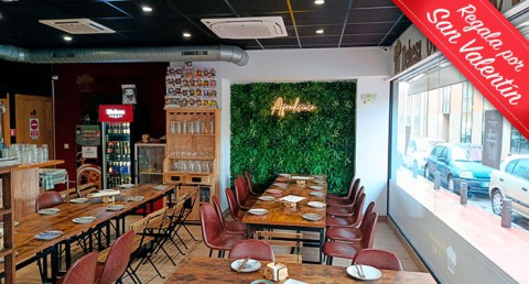 Dehesa Gourmet de Andy: Menú Degustación para 2 con 10 Platos + Barra Libre + Postre 