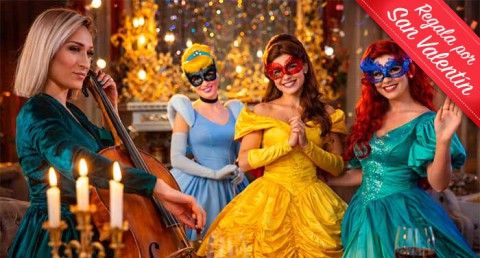 Cena de Carnaval, Encuentro con las Princesas y Concierto de Chelo de Canciones Disney 