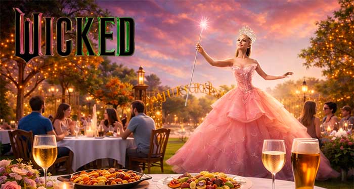 Wicked: Almuerzo con Glinda y Cantante en Directo en el Bosque Encantado