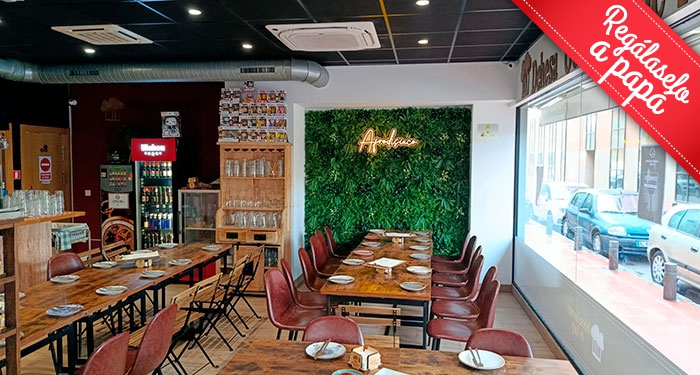 Dehesa Gourmet de Andy: Menú Degustación para 2 con 10 Platos + Barra Libre + Postre 