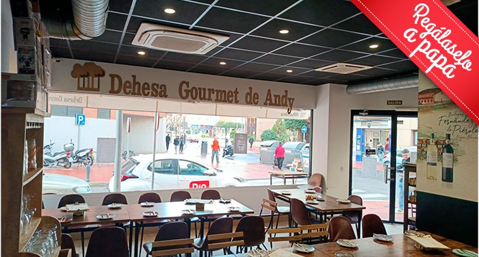 Dehesa Gourmet de Andy: Menú Degustación para 2 con 10 Platos + Barra Libre + Postre 