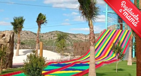 Planazo en familia: Entradas al parque multiaventura Murapark + Tirolina Ilimitada + Coche Ovni