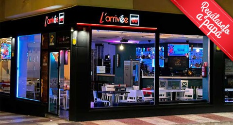 ¡Planazo para 2 Personas! 2 Bebidas + 2 Tapas + 1 Ración a elegir + 1 Postre Casero