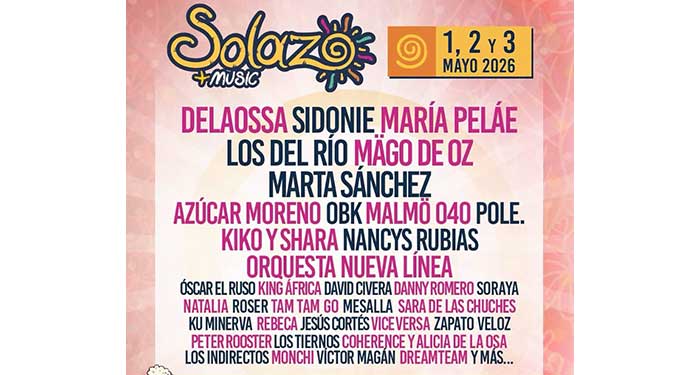 2 Abonos para el Solazo + Music!!! Mago de Oz, Sidonie, Marta Sanchez, OBK... 1,2 y 3 de Mayo
