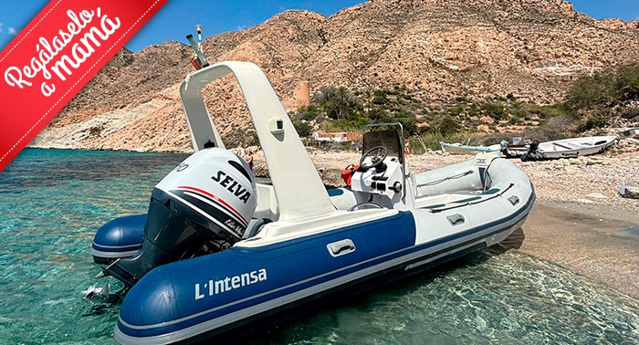 Ruta en barco 2h Playa de los Muertos + Snorkel + Bebida y Snack: Descubre Cabo de Gata