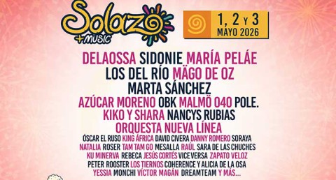 2 Abonos para el Solazo + Music!!! Mago de Oz, Sidonie, Marta Sanchez, OBK... 1,2 y 3 de Mayo