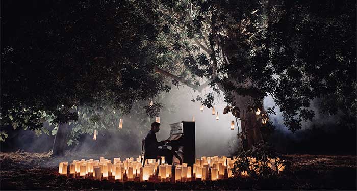 Concierto de David Gómez con 1 Piano & 200 Velas en La Alcazaba 
