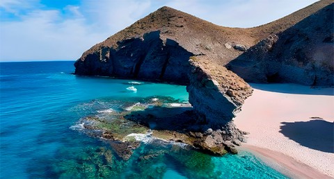 Exclusiva Ruta en barco 2h Playa de los Muertos, Aguamarga.. + Baño con Snorkel + Fotos