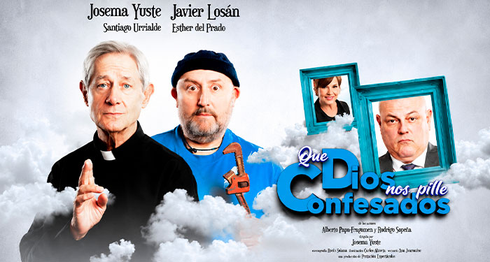 Entradas en Zona A para QUE DIOS NOS PILLE CONFESADOS el 06/06 en el Auditorio Roquetas de Mar
