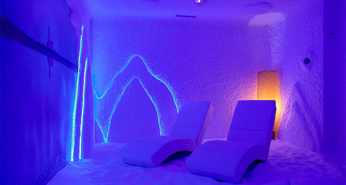 Para 2 personas: Uso de la exclusiva Sala de Sal + Cena Mediterránea