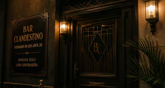 Gran Inauguración del Nuevo Bar Clandestino, Inspirado en los años 20