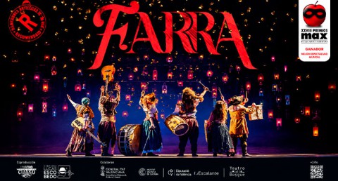 Entradas en Zona A para el Musical FARRA el 07/11 en el Auditorio Roquetas de Mar